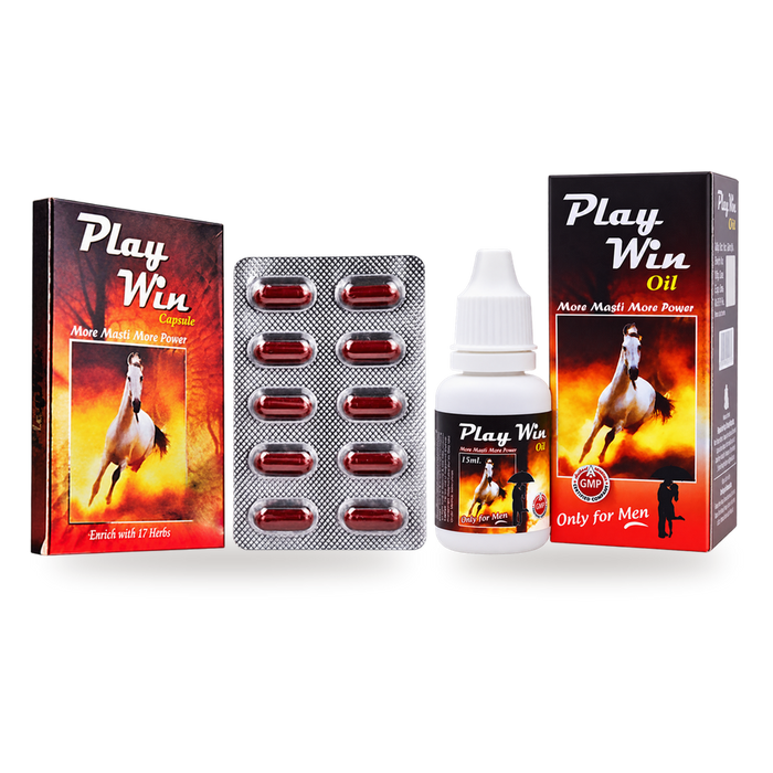 Playwin Capsule + Playwin Ayurvedic Oil Combo